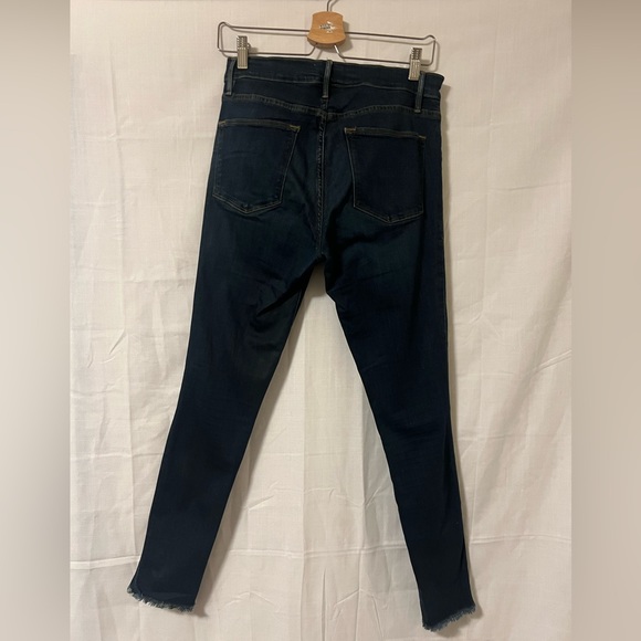 Anthropologie Frame Sulman skinny jeans with frayed hem 28 - Picture 8 of 9